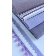 100% linen, violet (stonewashed) K