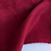 100% linen,dark red, 230 g/m2