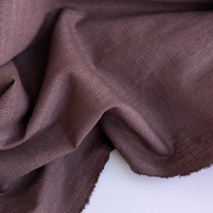 100% linen, brown, 230 g/m2