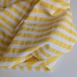 Seersucker  white-yellow Stripes