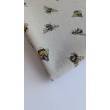 Decorative fabric, Bees on linen look