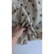Decorative fabric, Bees on linen look
