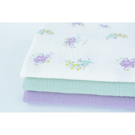 Fabric bundles No. 3255 AB 50cm, double gauze