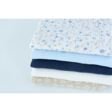 Fabric bundles No. 2633 AB 40cm, Double Gauze