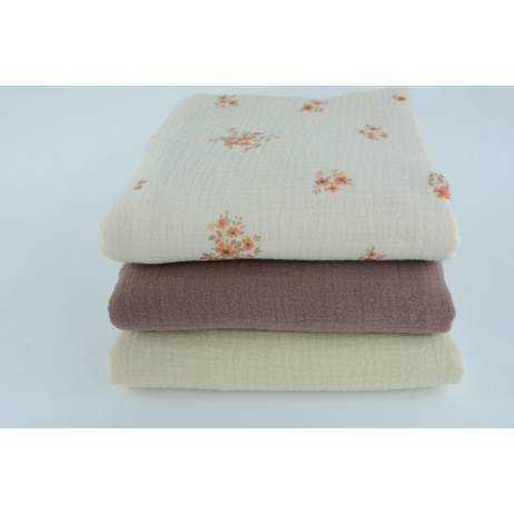 Fabric bundles No. 3322 AB 70cm double gauze