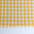 Bawełna 100% kratka vichy, dwustronna 1cm, słoneczny żółty