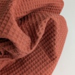 Cotton 100%, waffle rusty ginger H