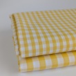 Cotton 100% double-sided, 1cm vichy check, lemon yellow