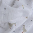 Cotton muslin, Geese on a white background