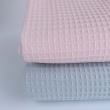 Cotton 100%, waffle light blue H