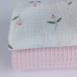 Cotton 100%, waffle light pink H