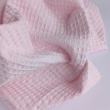 Cotton 100%, waffle light pink H