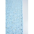 Double gauze 100% cotton, meadow on a blue background