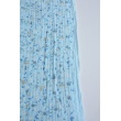Double gauze 100% cotton, meadow on a blue background