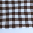 Brown vichy check, 1,5 cm, 280 cm