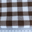 Brown vichy check, 1,5 cm, 280 cm