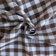 Brown vichy check, 1,5 cm, 280 cm