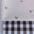 Brown vichy check, 1,5 cm, 280 cm