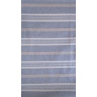 Decorative fabric, blue- beige stripes, 280cm