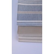 Decorative fabric, blue- beige stripes, 280cm