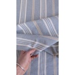 Decorative fabric, blue- beige stripes, 280cm