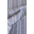 Decorative fabric, blue- beige stripes, 280cm
