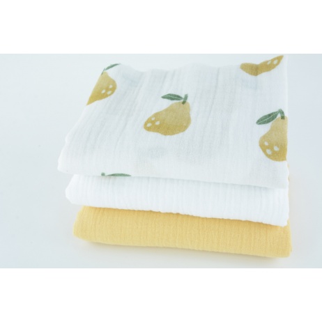 Fabric bundles No. 3356 AB 50cm, double gauze