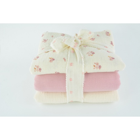 Fabric bundles No. 3360 AB 70cm double gauze