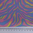 Cotton batiste fabric with colorful zebra
