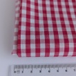 Cotton 100% double-sided, 5mm vichy check, raspberry