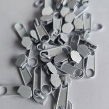 Suwak nonlock do taśmy z kordem, 3mm, biały