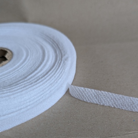 Stabilizing bias tape 10mm, white