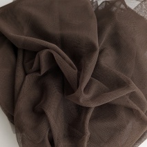 Tiul miękki, brązowy