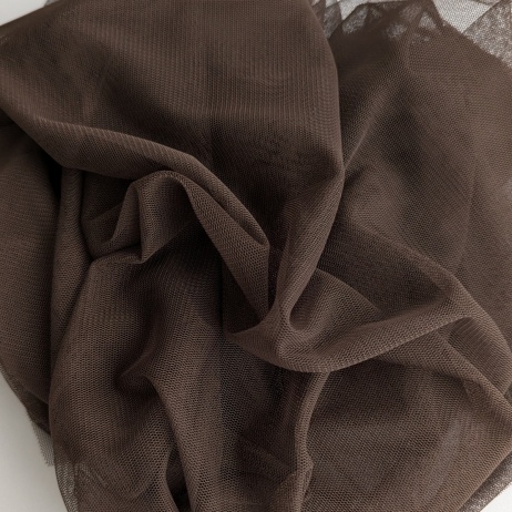 Soft tulle, brown