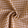 Cotton 100% yarn dyed mustard vichy check 5mm