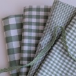 Cotton 100% yarn dyed eucalyptus vichy check 2cm