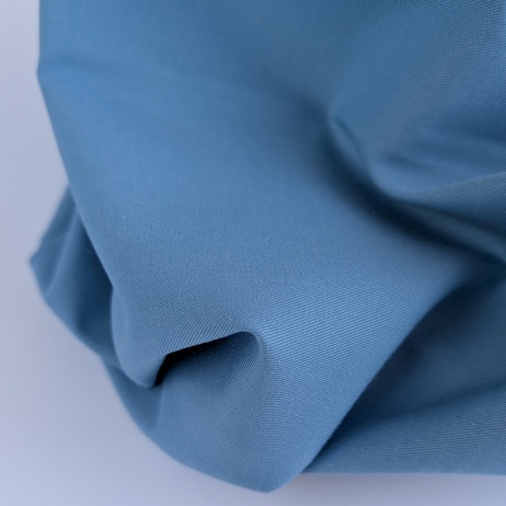 Tencel 55% with 45% cotton, turquoise blue