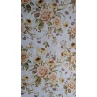 Waterproof fabric, Oxford, tea roses on a white background