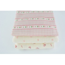 Fabric bundles No. 3391 AB 60cm, double gauze