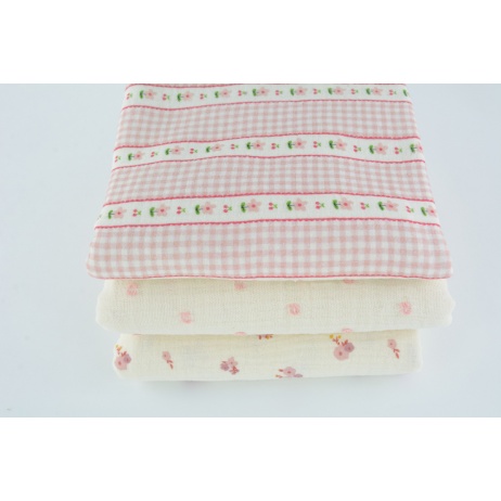 Fabric bundles No. 2617 AB 60cm, double gauze