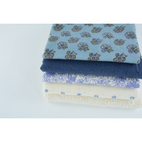 Fabric bundles No. 2641 AB 40cm, Double Gauze