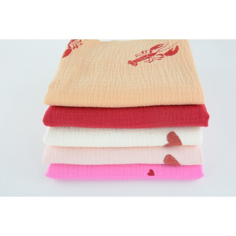 Fabric bundles No. 3393 AB 30cm, double gauze