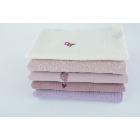 Fabric bundles No. 2787 AB 20cm, double gauze