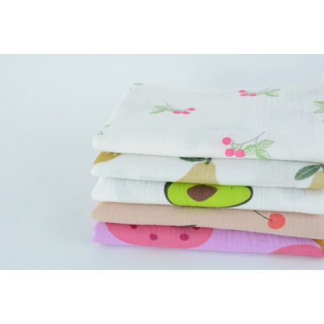 Fabric bundles No. 3261 AB 20cm, double gauze