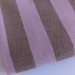 Double-sided 2cm stripes, 100% cotton, pink-beige