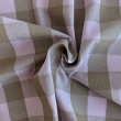 Double-sided 3cm check, 100% cotton, pink-beige