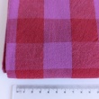 Double-sided 3cm check, 100% cotton, red-cyclamen