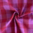 Double-sided 3cm check, 100% cotton, red-cyclamen