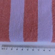 Double-sided 2cm stripes, 100% cotton, lavender-orange