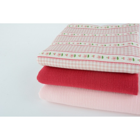 Fabric bundles No. 3403 AB 60cm, double gauze